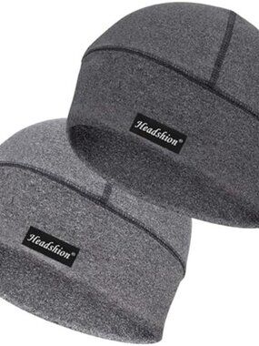 Mens Womens Lightweight Beanie Skull Cap Stretch Breathable Sleep Hat Running